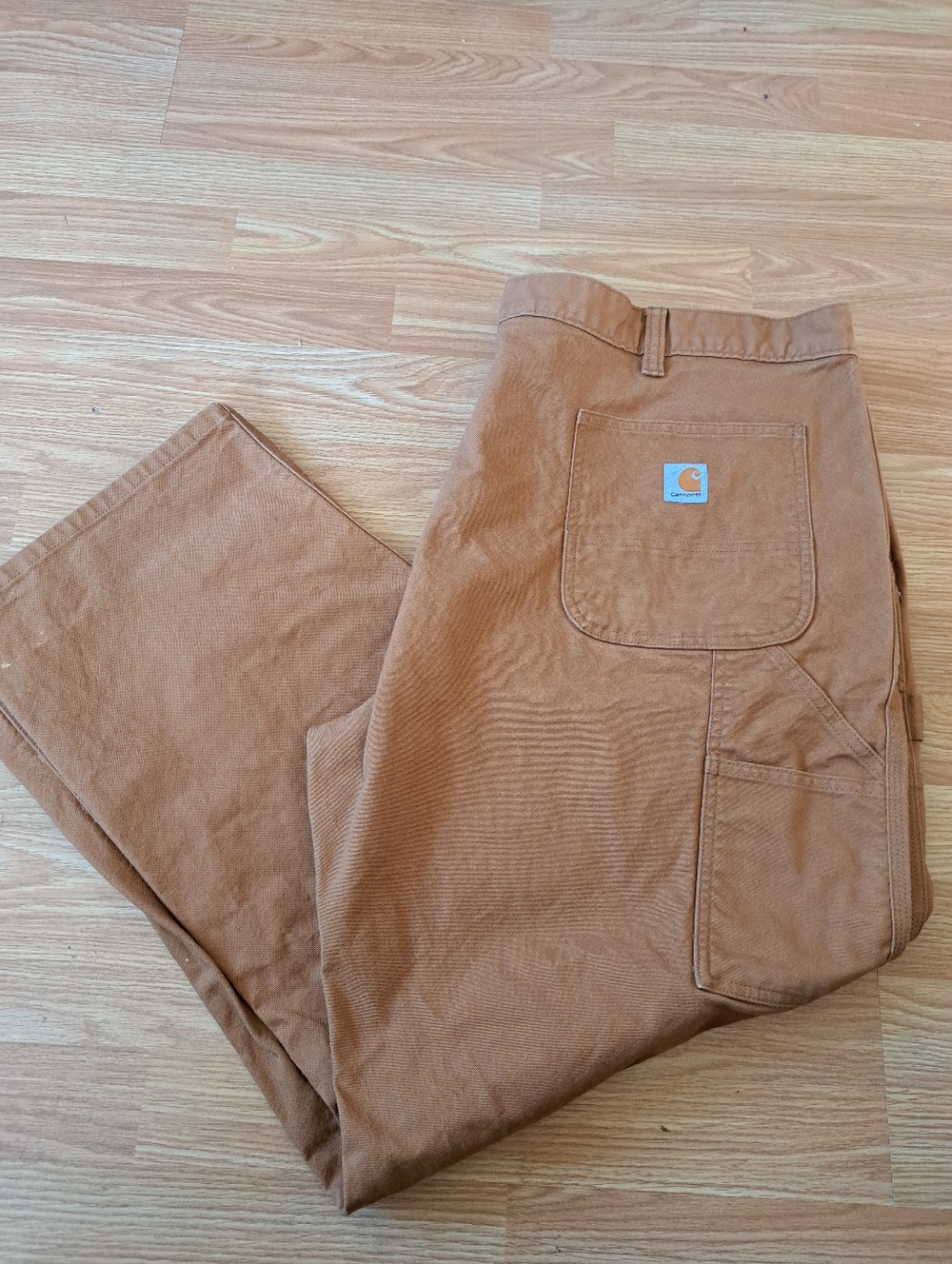 Carhartt Men’s Cotton Work Pants in Carhartt Brown Size 46 30